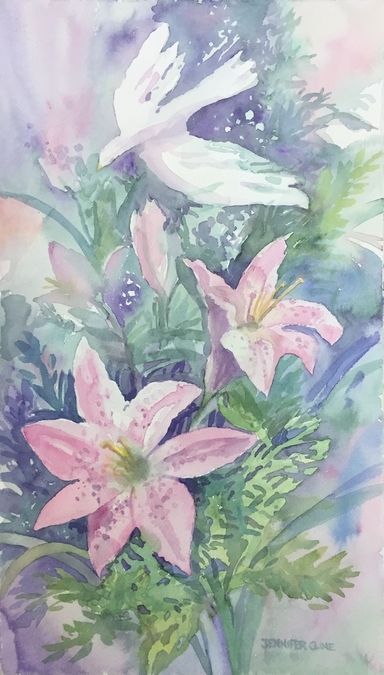 Lilies And The Dove